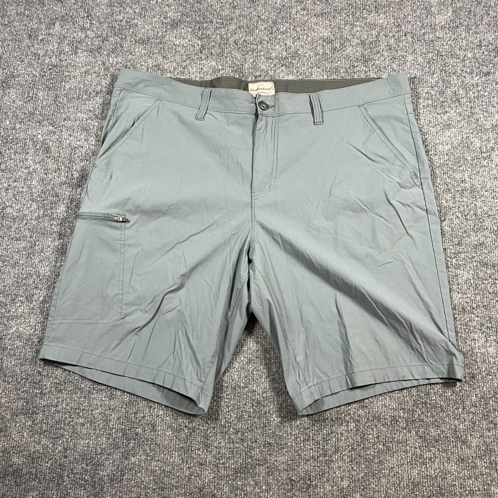 Weatherproof Vintage Hybrid Trail Shorts Mens 40 Gray Nylon Stretch Cargo Pocket